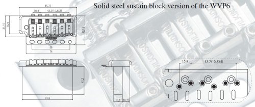 Тремоло WVP6SB (Chrome) Фото №2