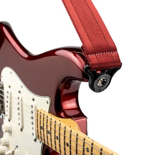 Ремінь для гітари 50BAL11 AUTO LOCK GUITAR STRAP (BLOOD RED) Фото №2