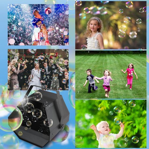 Генератор мыльных пузырей BL001+RADIO REMOTE Фото №5