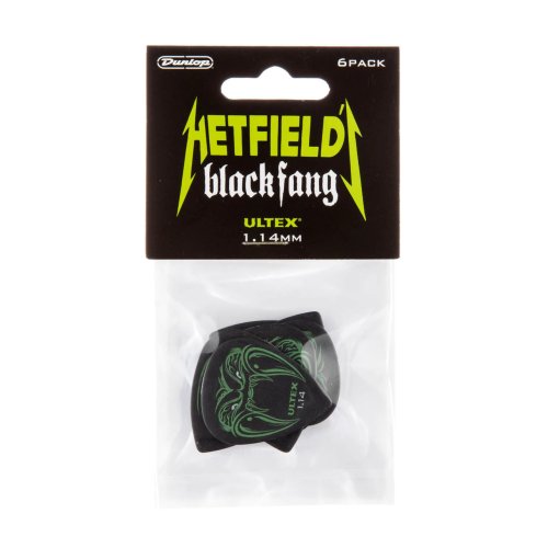 Медиаторы HETFIELD'S BLACK FANG PICK 1.14MM Фото №3