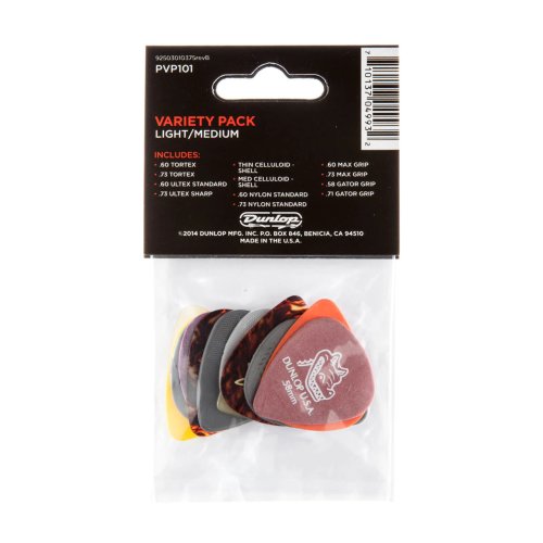 Медіатори GUITAR PICK LT/MD VARIETY PACK Фото №2