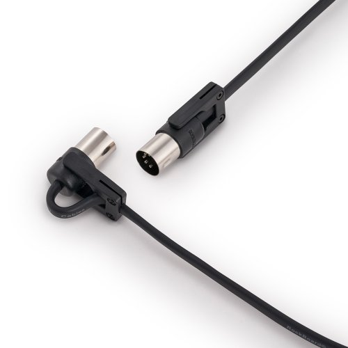 Кабель RBO CAB MD FX 100 BK RockBoard FlaX Plug MIDI Cable, 100 cm Фото №3
