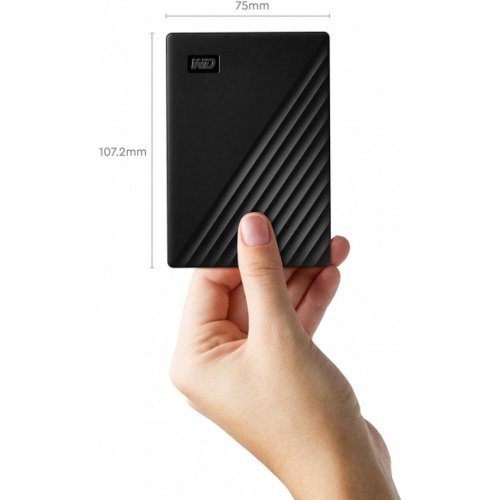 Внешний жесткий диск 2.5" USB 3.2 Gen 1 5TB My Passport Black Фото №4