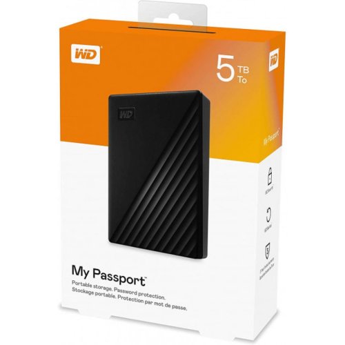 Внешний жесткий диск 2.5" USB 3.2 Gen 1 5TB My Passport Black Фото №5