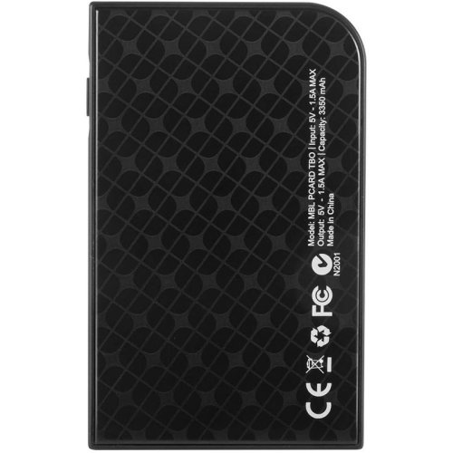 Портативний акумулятор PowerCard™ Turbo Portable Battery - Black Фото №3
