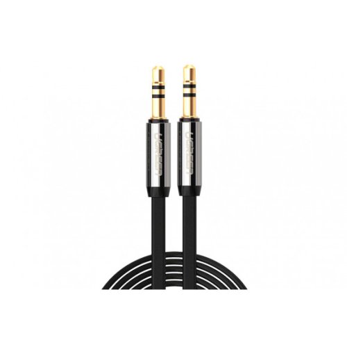 Кабель AV119 3.5 mm to 3.5 mm Audio Cable, 1 m Black 10733 Фото №2