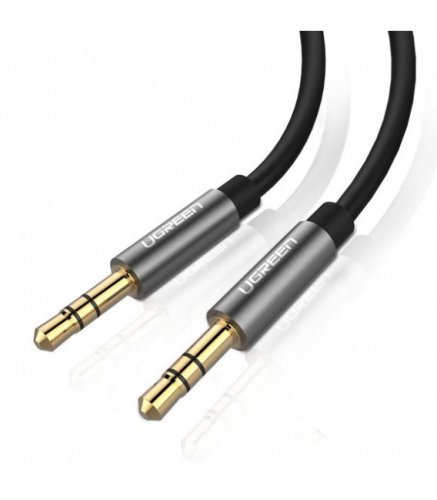 Кабель AV119 3.5 mm to 3.5 mm Audio Cable, 2 m Black 10735 Фото №3