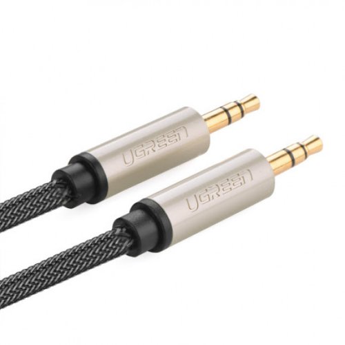 Кабель AV125 3.5 mm to 3.5 mm Audio Cable Braided, 3 m Gray 10605 Фото №2