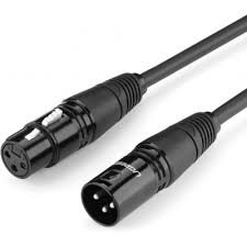 Кабель AV130 XLR Male to Female Microphone Cable, 1 m Black 20708 Фото №2