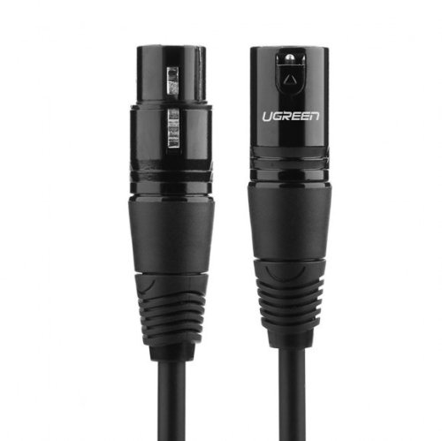 Кабель AV130 XLR Male to Female Microphone Cable, 1 m Black 20708 Фото №4