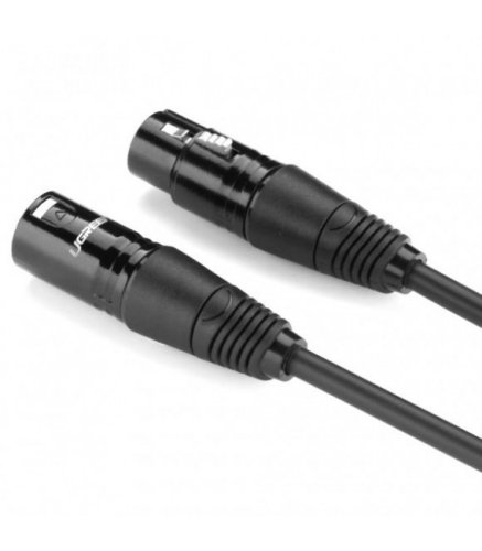 Кабель AV130 XLR Male to Female Microphone Cable, 1 m Black 20708 Фото №3