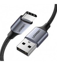 Кабель US290 USB-A 2.0 - MicroUSB Aluminum Braid, 1.5 m Black 60147 Фото №3