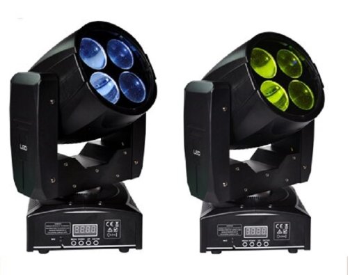 Светодиодная LED голова PR-M0410ZN 4x10W LED bean moving head with lens rotation LED Display Фото №4