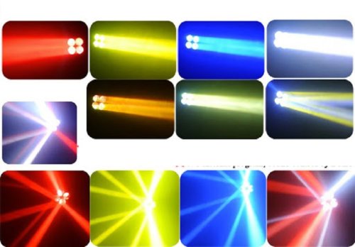 Светодиодная LED голова PR-M0410ZN 4x10W LED bean moving head with lens rotation LED Display Фото №3