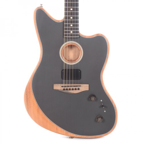 Напівакустична електрогітара AMERICAN ACOUSTASONIC JAZZMASTER TUNGSTEN Фото №2