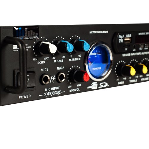 Трансляційний підсилювач SK-102a 2х40 Вт (100В) Фото №2