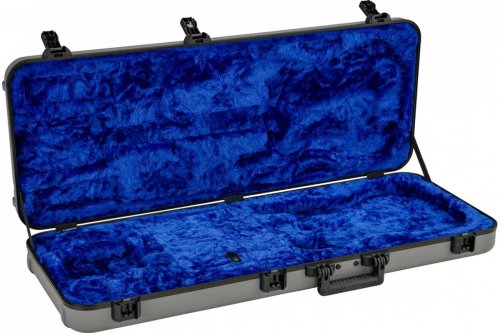 Кейс для электрогитары DELUXE MOLDED STRAT/TELE CASE SILVER/BLUE Фото №2