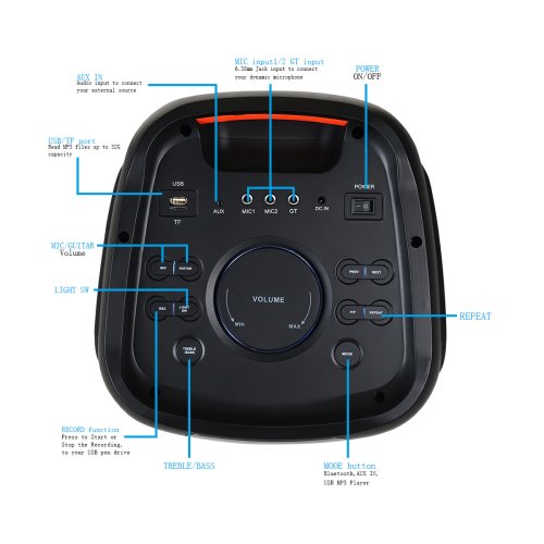 Автономна акустична система JB500FLAME Фото №2 Автономна акустична система JB500FLAME Фото №2