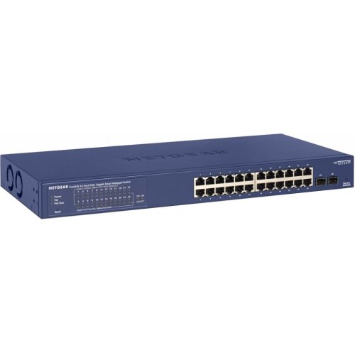 Комутатор мережевий GS724T 24xGE, 2xGE SFP Фото №2