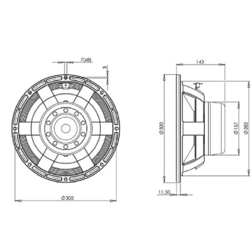 Динамик 12NBX100-4 Фото №7 Динамик 12NBX100-4 Фото №7