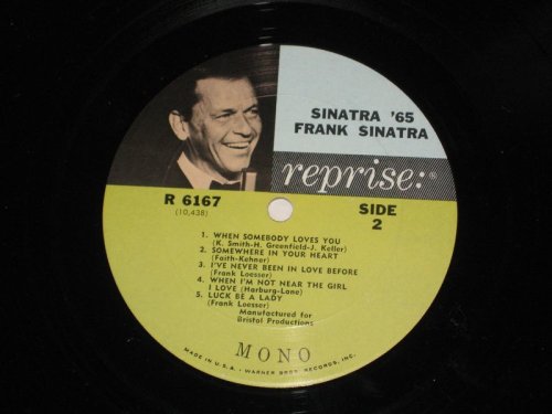 Виниловый диск Frank Sinatra: Sinatra '65 -Hq Фото №2