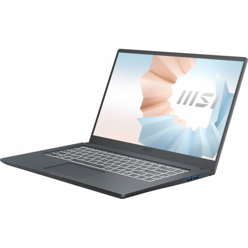 Ноутбук Modern 15 15.6FHD IPS/Intel i5-1135G7/8/256F/Int/DOS/Carbon Gray Фото №3