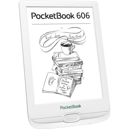 Електронна книга PocketBook 606, White Фото №4
