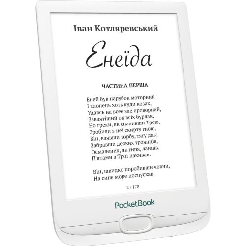 Електронна книга PocketBook 606, White Фото №5