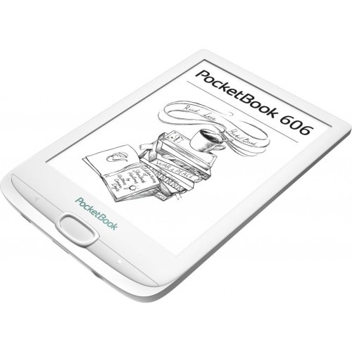 Електронна книга PocketBook 606, White Фото №6