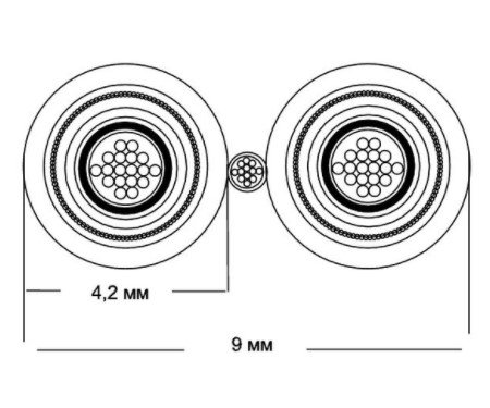Кабель THAMES HYBRID 1,2 meter Фото №2 Кабель THAMES HYBRID 1,2 meter Фото №2