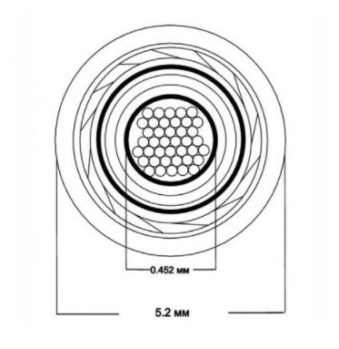 Кабель BAY C5 HYBRID 1,5 meter Фото №3 Кабель BAY C5 HYBRID 1,5 meter Фото №3
