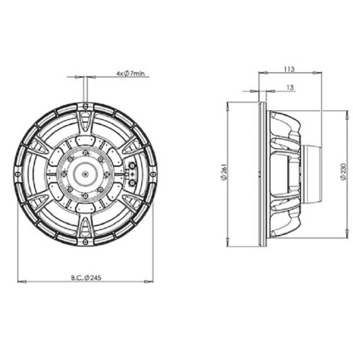 Динамік 10NW64 Фото №4 Динамік 10NW64 Фото №4