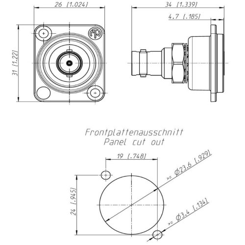 Панельне гніздо NBB75DSG Фото №4