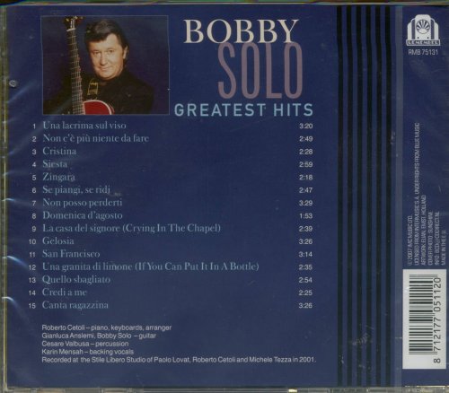 Вініловий диск Bobby Solo: Greatest Hits Фото №2