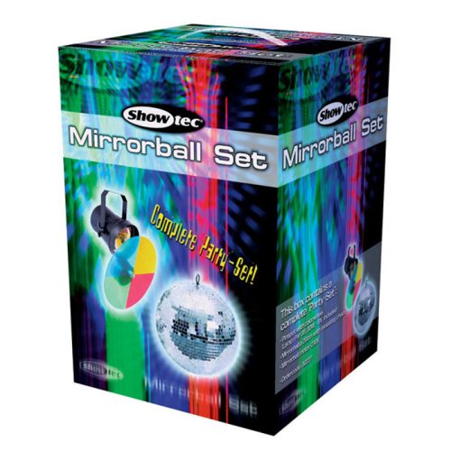Дзеркальна куля Mirrorballset 30CM Mirrorball, motor, pinspot,colorwheel,lamp Фото №4