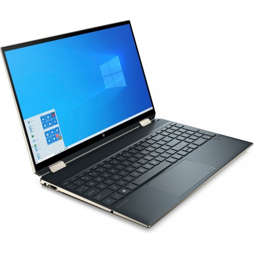 Ноутбук Spectre x360 15-eb0037ur 15.6UHD IPS Touch/Intel i7-10750H/16/2048F/NVD1650Ti-4/W10/Blue Фото №2