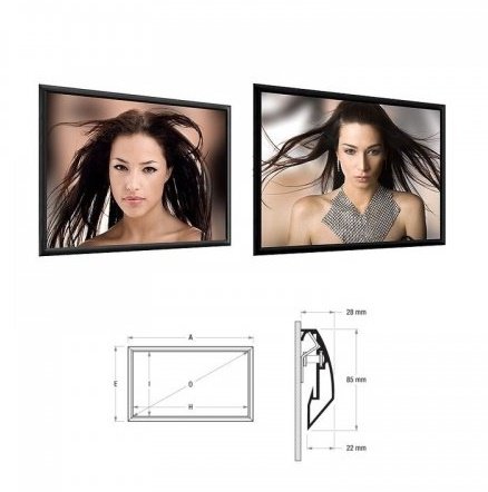 Экран FramePro Rear Elastic Bands Reference Grey 334x188 формат 16:9 Фото №2