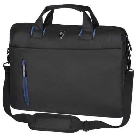 Сумка для ноутбука Base Park 17", чорна Фото №2
