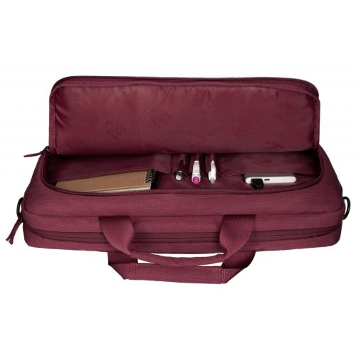 Сумка для ноутбука CrossSquares 16", бургунді Фото №4