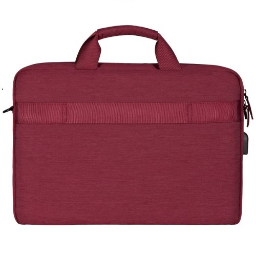 Сумка для ноутбука CrossSquares 16", бургунді Фото №2
