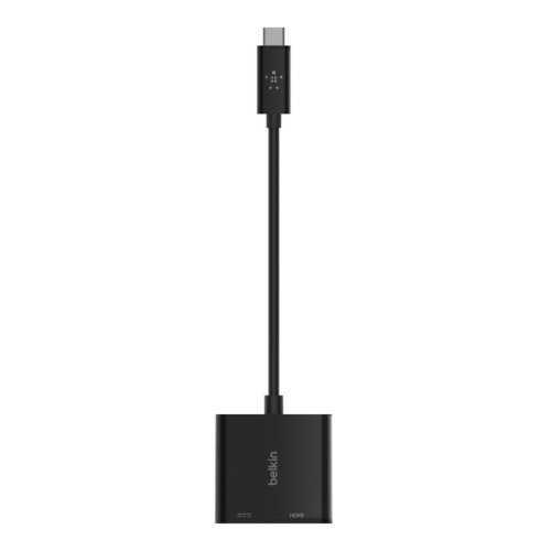 Адаптер USB-C - HDMI 60W PD, black Фото №2