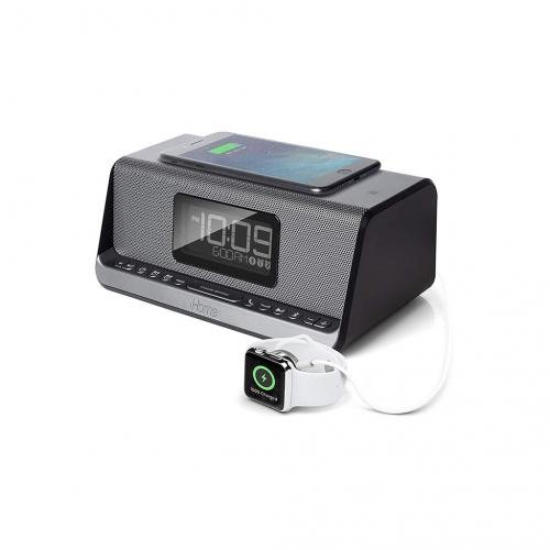 Портативная акустическая система IBN350G, Qi Wireless Charging, BT, NFC, USB, Aux Mic Фото №2