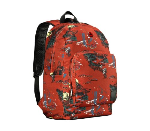 Рюкзак для ноутбука 16" Crango Rust Alps Print (красный) Фото №3
