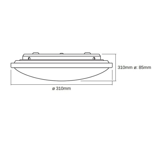LED светильник ORBIS 310MM 17W 827-860 Фото №2