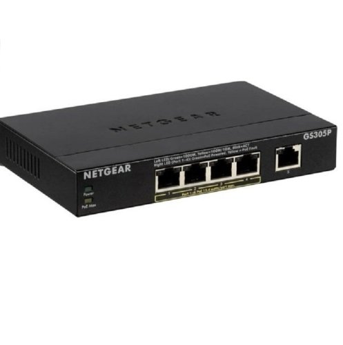 Коммутатор сетевой GS305EPP 4xGE PoE+ (120W), 1xGE Фото №3 Коммутатор сетевой GS305EPP 4xGE PoE+ (120W), 1xGE Фото №3