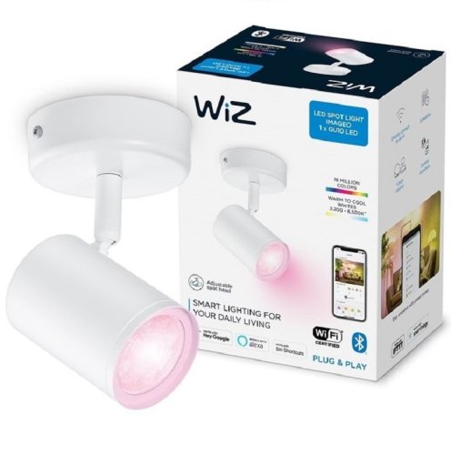 LED светильник IMAGEO Spots 1x5W 2200-6500K RGB белый Фото №2