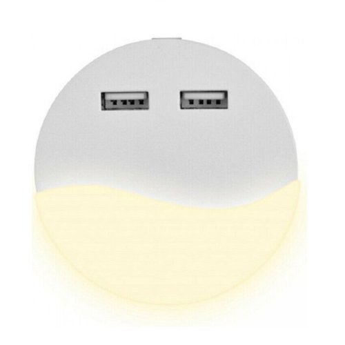 LED світильник SKU-505, 0.4W, LED Night Light USB Round 3000K Фото №2