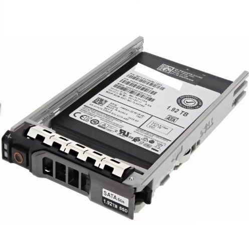 Накопичувач EMC 1.92TB Solid State Drive SATA Read Intensive 6Gbps 512e 2.5in w/ 3.5in HYB CARR Drive, CUS Kit Фото №2