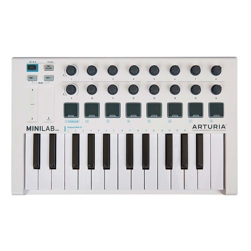 MIDI-клавиатура MINILAB MKII WHITE + Arturia Analog Lab V Фото №3