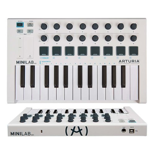 MIDI-клавиатура MINILAB MKII WHITE + Arturia Analog Lab V Фото №2